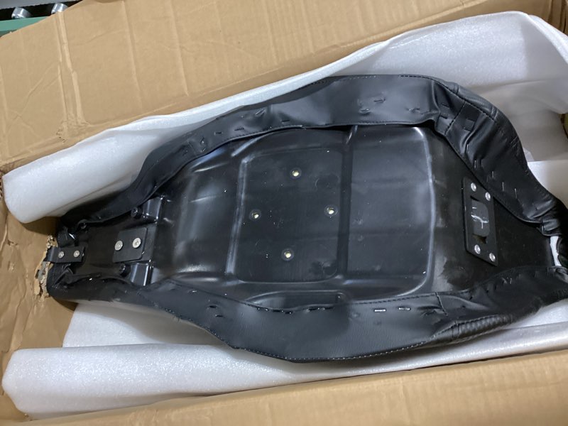 Condition photo showing Good Condition for hdbubalus motorcycle seat driver passenger touring seat with backrests for harley electra glide classic street glide road glide 2009-later black stitching #1 seat w/ backrest