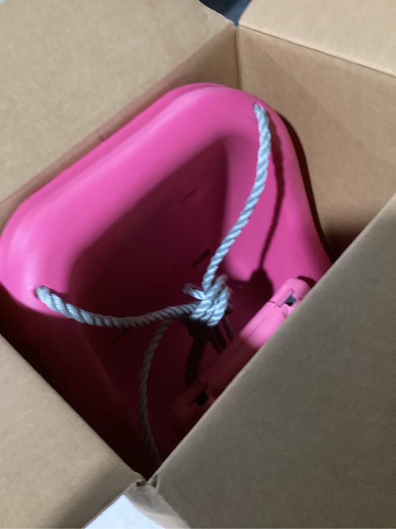 Condition photo showing Good Condition for little tikes 2-in-1 snug 'n secure swing magenta magenta swing