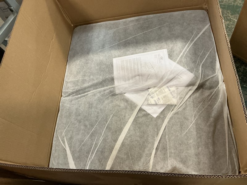 Condition photo showing Good Condition for mainstays 66" studio futon, gray linen upholstery