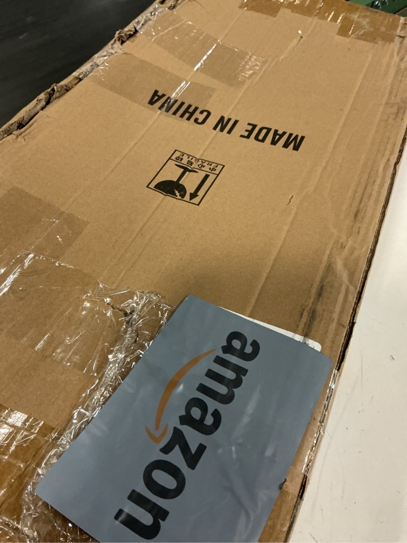 Condition photo showing Good Condition for Blulu 4 Pack Slatwall Shelf, 23. 6x11. 8 Inch Wooden Wall Shelves with Metal Rectangular Tubing U Shaped Hanger Slatwall Shelving Organizer Accessories for Home Retail Display (Black)