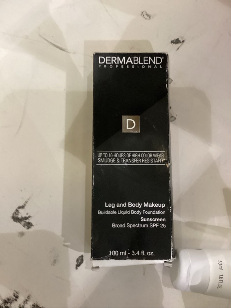 Condition photo showing New/Like New for Dermablend Leg and Body Makeup Foundation with SPF 25, 0N Fair Nude, 3.4 Fl. Oz.