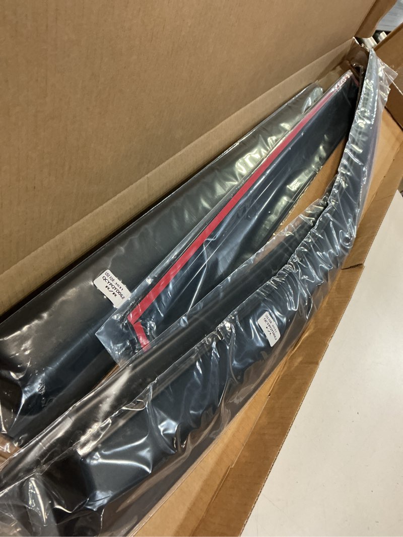 Condition photo showing New/Like New for Window Visors Rain Guards for 2021-2025 2026 Nissan Rogue Accessories, Outside-Mount Tape-On Side Window Wind Deflectors Vent Visors Shades Rainproof 4PCS Nissan Rogue 2021-Present