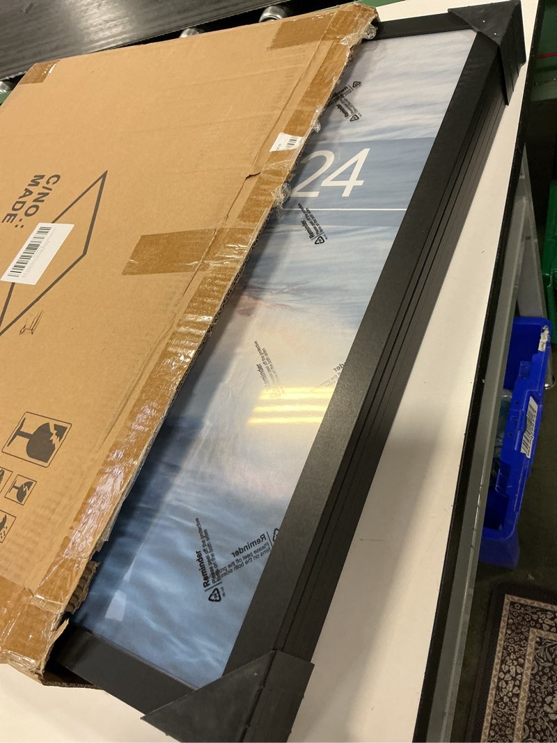 Condition photo showing Good Condition for 18x24 Frame 5 Pack, Black Poster Frames 18 x 24 for Horizontal or Vertical Wall Mounting Black 18x24