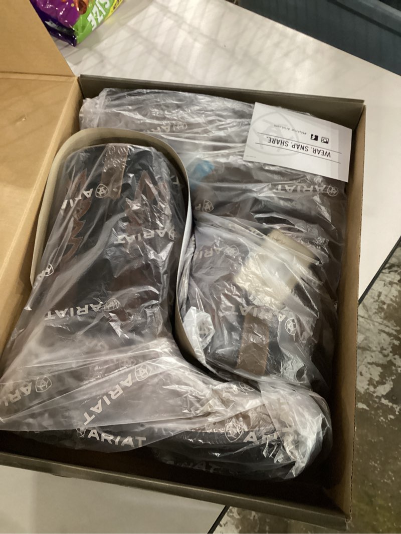 ARIAT BMVY9 Mens Layton Western Boot Authentic Brown/Chocolate Chip 14 Wide