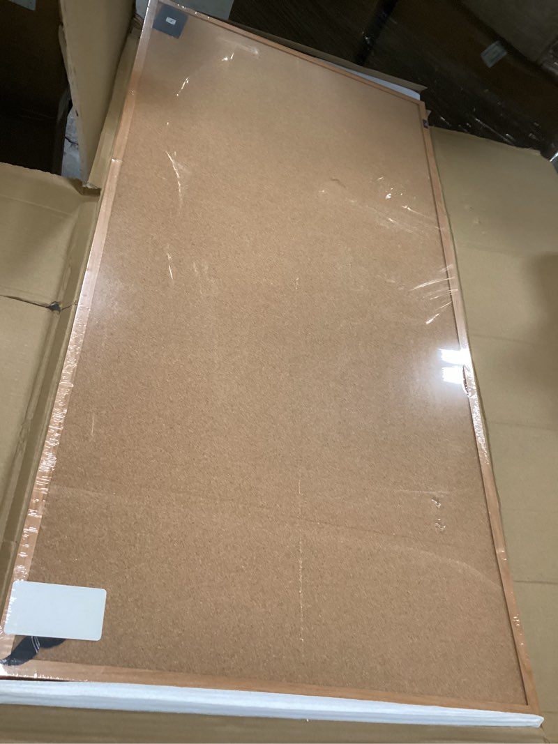 Condition photo showing As Is for Mr. Pen- Cork Notice Board, 24 X 18 Inches, Cork Bulletin Board for Walls, Pin Boards, Framed Corkboard, Decorative Hanging Pin Boards, Perfect for Office & Home Decor Wood Framed 24 x 18 Inches