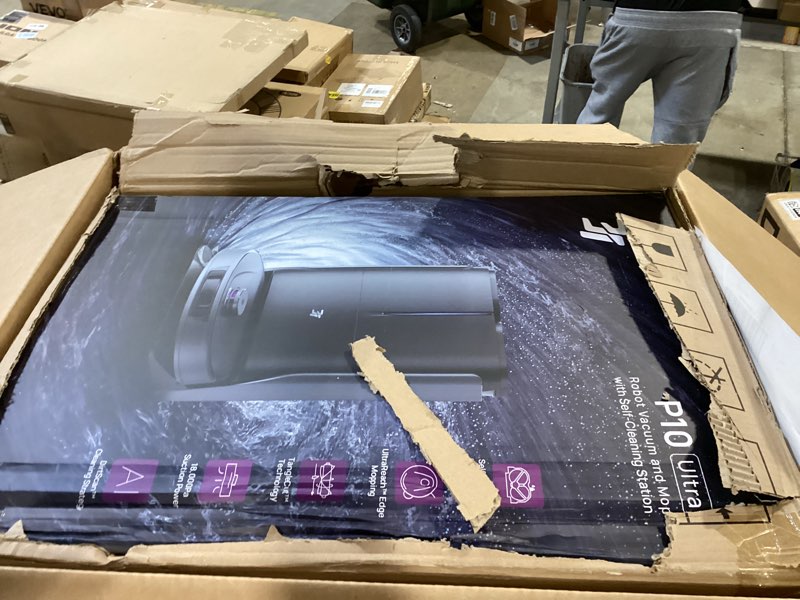 Condition photo showing Good Condition for 3i p10 ultra robot vacuum and mop combo, 18,000 pa suction, self-emptying, auto-extending edge mopping, 140? hot-water self-cleaning, lidar navigation, automatic tanglecut for pet hair, 4 carpet modes