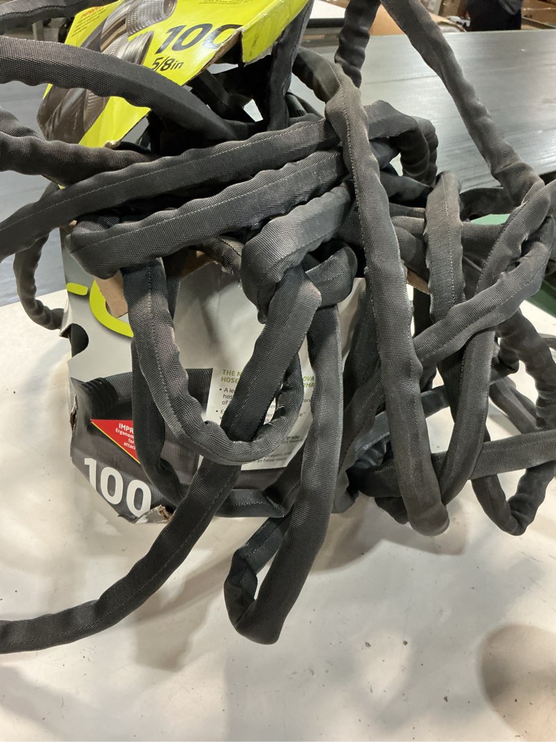 Condition photo showing As Is for teknor apex zero-g 5/8 in. d x 100 ft. l heavy duty commercial grade garden hose