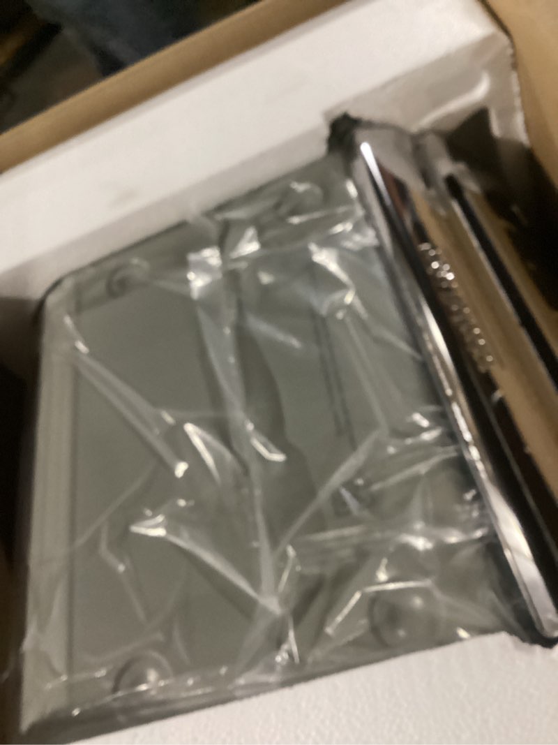 Condition photo showing New/Like New for ronco digital rotisserie oven, platinum digital design, large capacity (15lbs) countertop oven, multi-purpose basket for versatile cooking