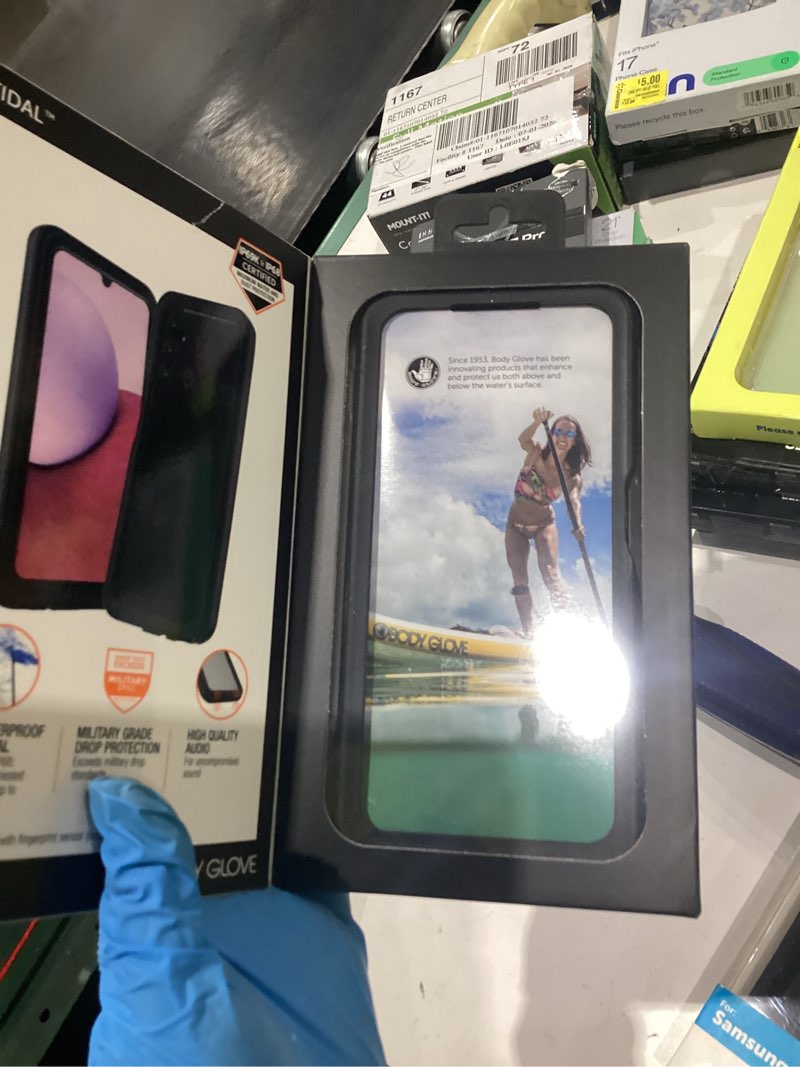 Condition photo showing Good Condition for body glove tidal waterproof phone case for samsung galaxy a14 5g - black/gray