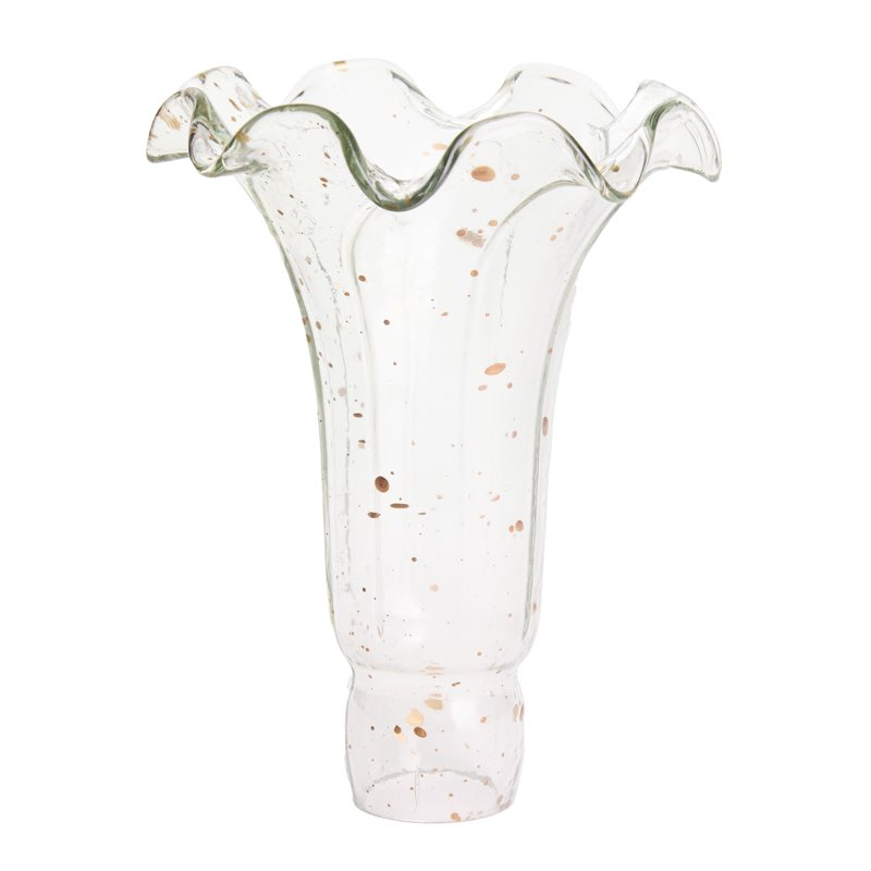 Betton 6” H Glass replacement  lily shade clear