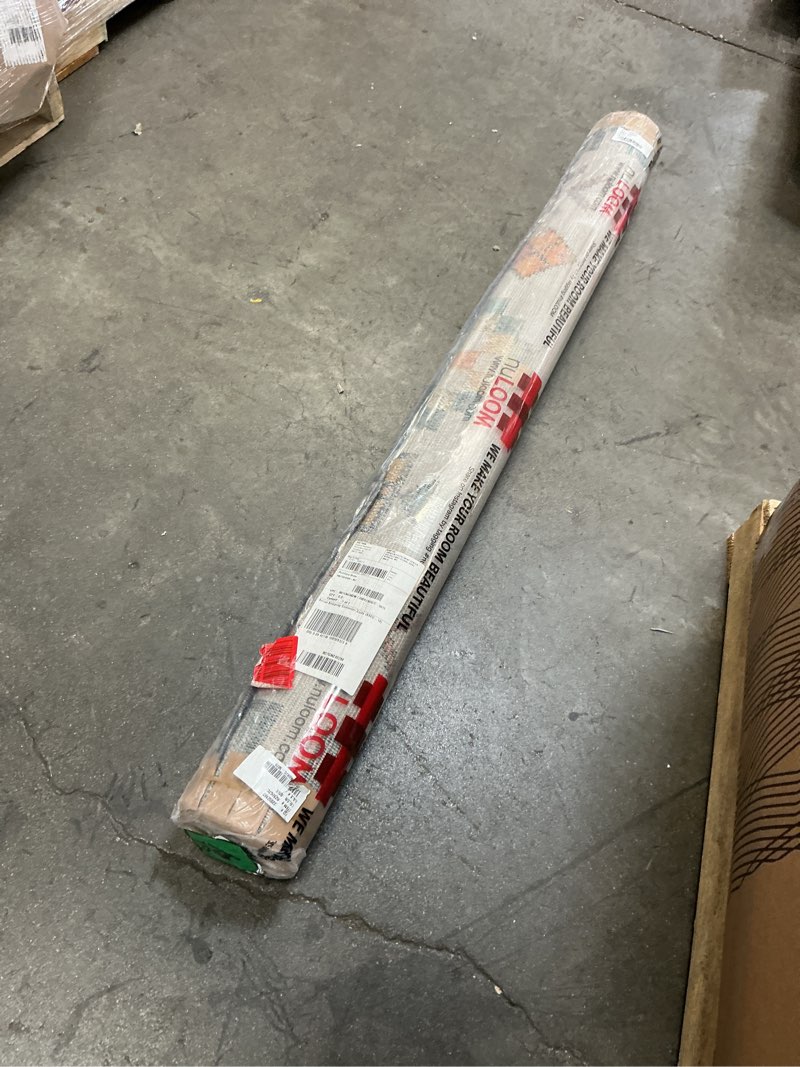 Condition photo showing New/Like New for nuLOOM Richelle Tribal Medallion Area Rug, 5x7, Blue 5' x 7' 5" Blue