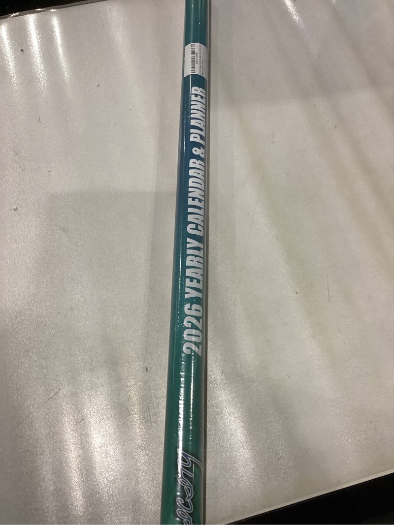 Condition photo showing New/Like New for 32" x 48" Apricity 2026 Wall Calendar Dry Erase - Aurora Green Wall Calendar Wet & Dry Erasable Laminated 12 Month Annual Yearly Planner, Reversible, Horizontal/Vertical,with Julian Dates Aurora Green Large