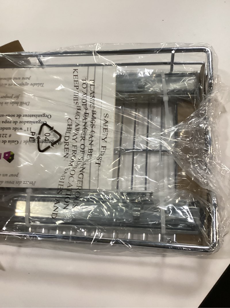 Condition photo showing Good Condition for HOLDN’ STORAGE Pull Out Cabinet Organizer, Heavy Duty Caddy w/Lifetime Limited Warranty -11”W x 21”D - Requires At Least 12-1/4” Cabinet Opening, Steel Metal Cabinet Drawers Slide Out, Chrome