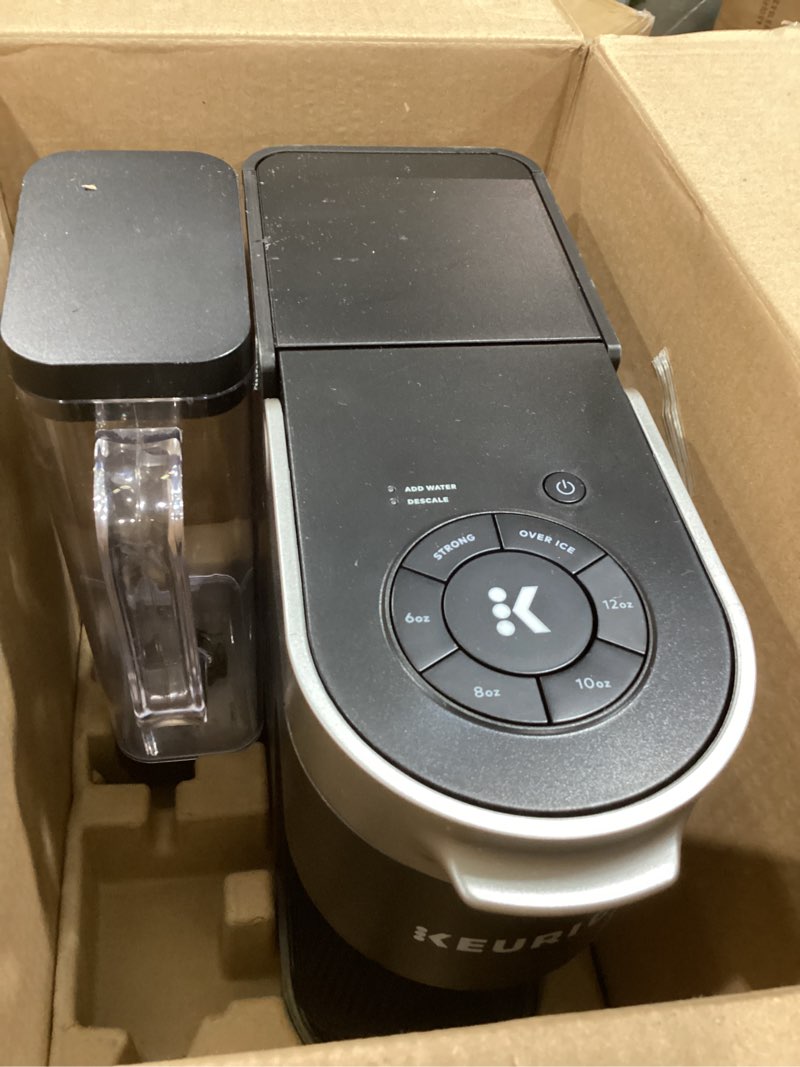 Condition photo showing As Is for keurig k-supreme coffee maker, single serve k-cup pod coffee brewer, with multistream technology, 66 oz dual-position reservoir
