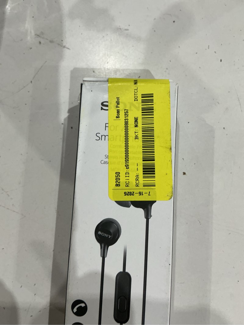 Condition photo showing Good Condition for sony mdr-ex14ap wired in-ear earbud headphones with microphone, black