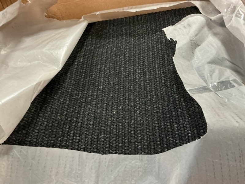 Condition photo showing As Is for EARTHALL Runner Rug 3x20 Ft Washable Runners for Hallways Extra Long Woven Non Slip Entryway Runner Braided Kitchen Runner Indoor Outdoor Carpet Runners for Hotels, Officel, Stair, Black 3' x 20' (Runner) Black