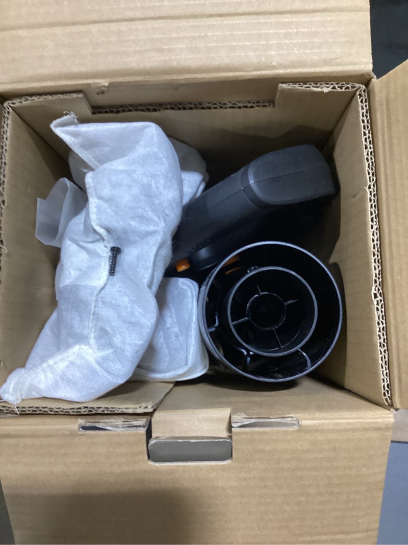 Condition photo showing As Is for worx wg941 20v brushless cordless battery powered leaf blower + 3 in 1 string trimmer edger & mini-mower combo kit battery and charger included