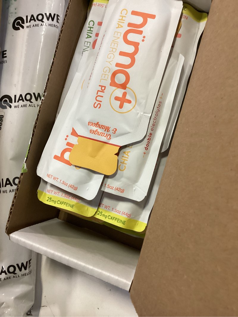 Condition photo showing Good Condition for huma plus (double electrolytes) chia energy gel, variety pack, 24 gels - stomach friendly, real food energy gels 1.55 ounce (pack of 24) variety plus