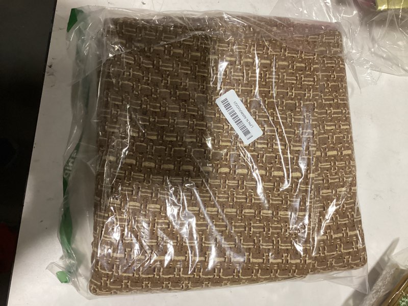 Condition photo showing New/Like New for Bathroom Runner Rug,Boho 2x6 ft Hallway Runner,Braided Style Neutral Kitchen Runner Rugs,Faux Jute Rug with Rubber Backing,Machine Washable Solid Entryway Runner Non Slip,Light Brown 2'x6'(Rectangular) Light Brown