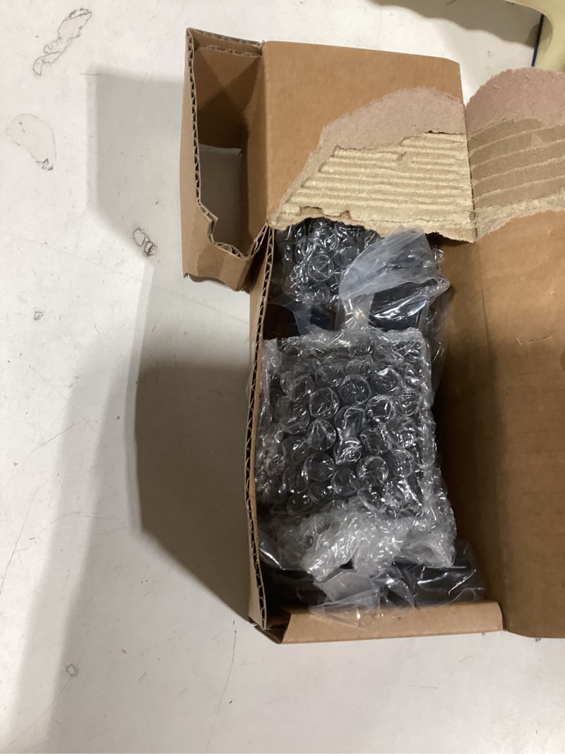 Condition photo showing As Is for Ivilon Drapery Treatment Window Curtain Rod - Square Design 1 1/8 Rod. 48 to 86 Inch. Black 48 to 86 in. Incomplete 