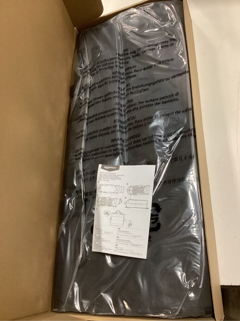Condition photo showing New/Like New for 66'' tri-fold extra long dress garment bag, premium & breathable tear-resistant hanging suit cover for travel and storage 66 inches