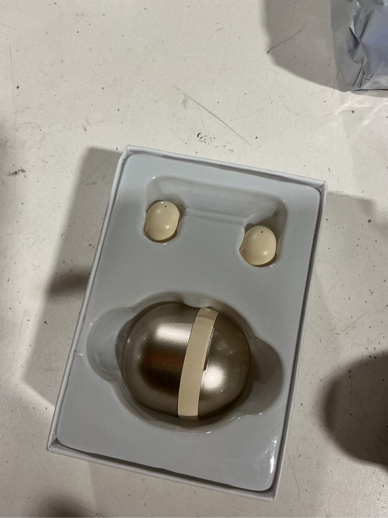 Condition photo showing Good Condition for smallest sleep earbuds for side sleepers, [upgrade 2026 version] ultra-comfort & lightweight wireless mini sleep headphones for small ears, no low battery beep ear buds for sleeping working beige