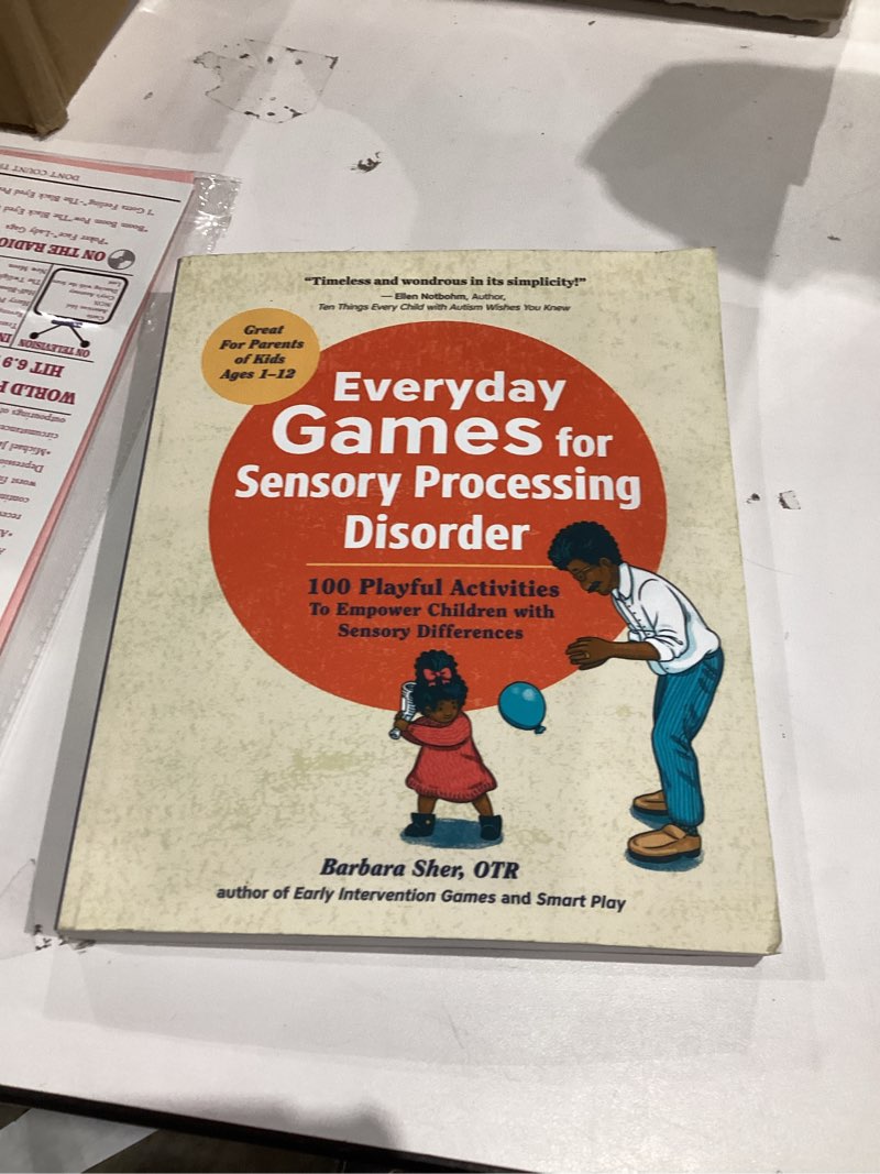 Condition photo showing New/Like New for Everyday Games for Sensory Processing Disorder: 100 Playful Activities to Empower Children with Sensory Differences