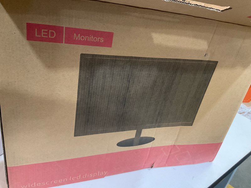 Condition photo showing As Is for 19 inch computer monitor 1440x900 pc monitor with hdmi vga av bnc usb ports, 60hz, 5ms, vesa, display build-in speakers for office home 19 inch 1440x900