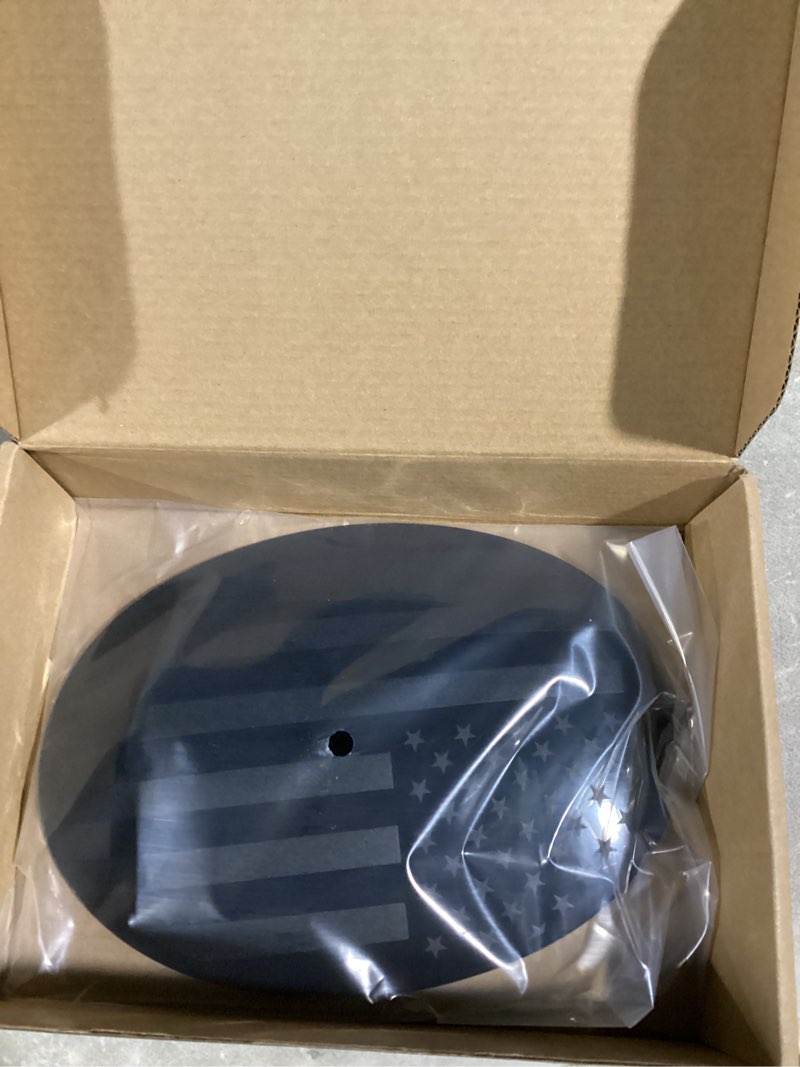 Condition photo showing New/Like New for Aunginsy Car Front Emblem Trim Cover Compatible with Toyota Tundra 2022-2024 2025 2026, Front Hood Center Grille Emblem Badge Logo Cover Circle Ring Decorator Overlay ABS Accessories, Not Fit Platinum Black
