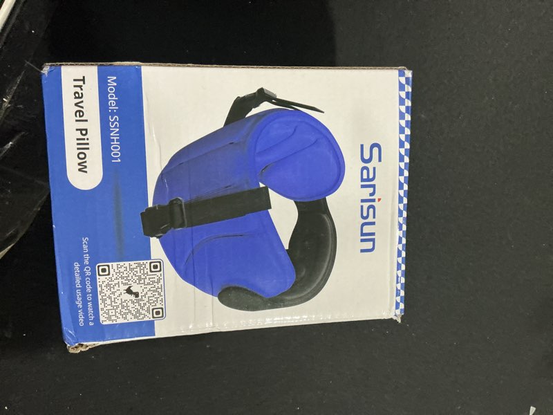 Condition photo showing Good Condition for SARISUN Travel Pillows for Airplanes, Airplane Pillow for Long Flight, Airplane Head Strap with Eye 