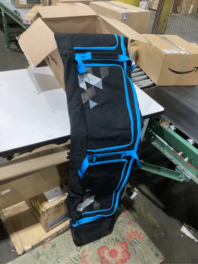 Condition photo showing Good Condition for TOURIT Ski Bag with Wheels, Padded Snowboard Bag for Air Travel, Extendable from 170-185CM, 3 Outside Bags Fit ski boots, helmets, goggles Black