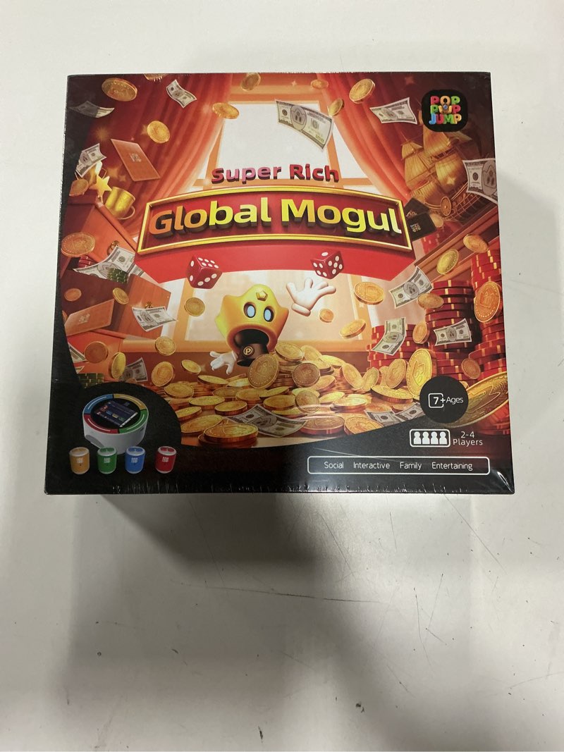 Condition photo showing New/Like New for Global Mogul Set, Electronic Family Board Games for 2 to 4 Players, Rechargeable LED Handles, Smart Banking, Random Event, Eco-Friendly Travel Games Family Game Night for Ages 7 and Up