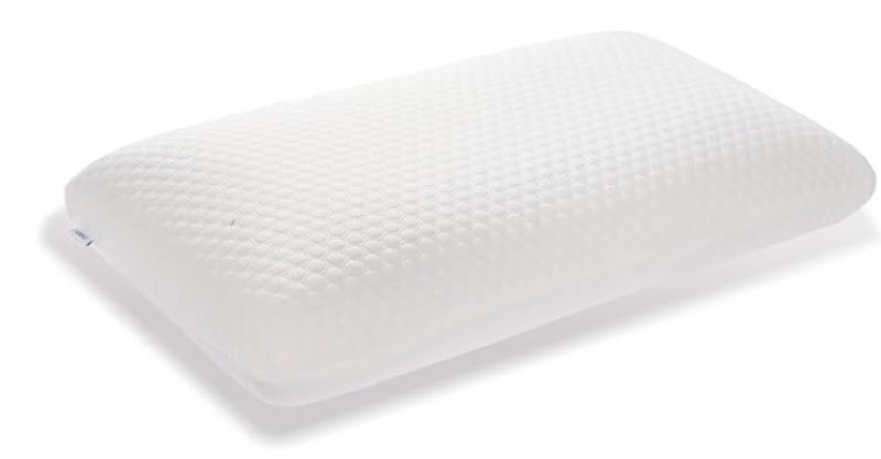 memory foam bed pillows, pillow for side and back sleeper, pillow for neck pain relief, washable removable cover, soft, white (king