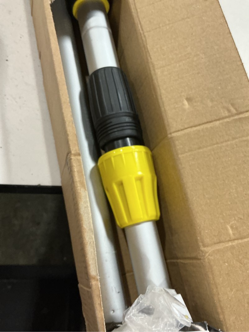 Condition photo showing Good Condition for laanpole gutter cleaning tools from the ground, 24ft reach rain cleaner with bendable wand and quick connect adapter for garden hose 16ft