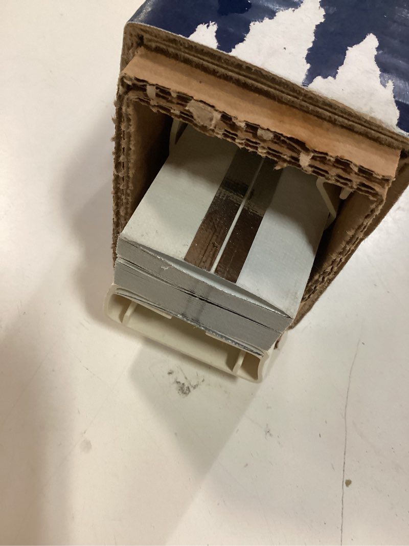 Condition photo showing As Is for levolor 24-in x 72-in ecru blackout cordless cellular shade