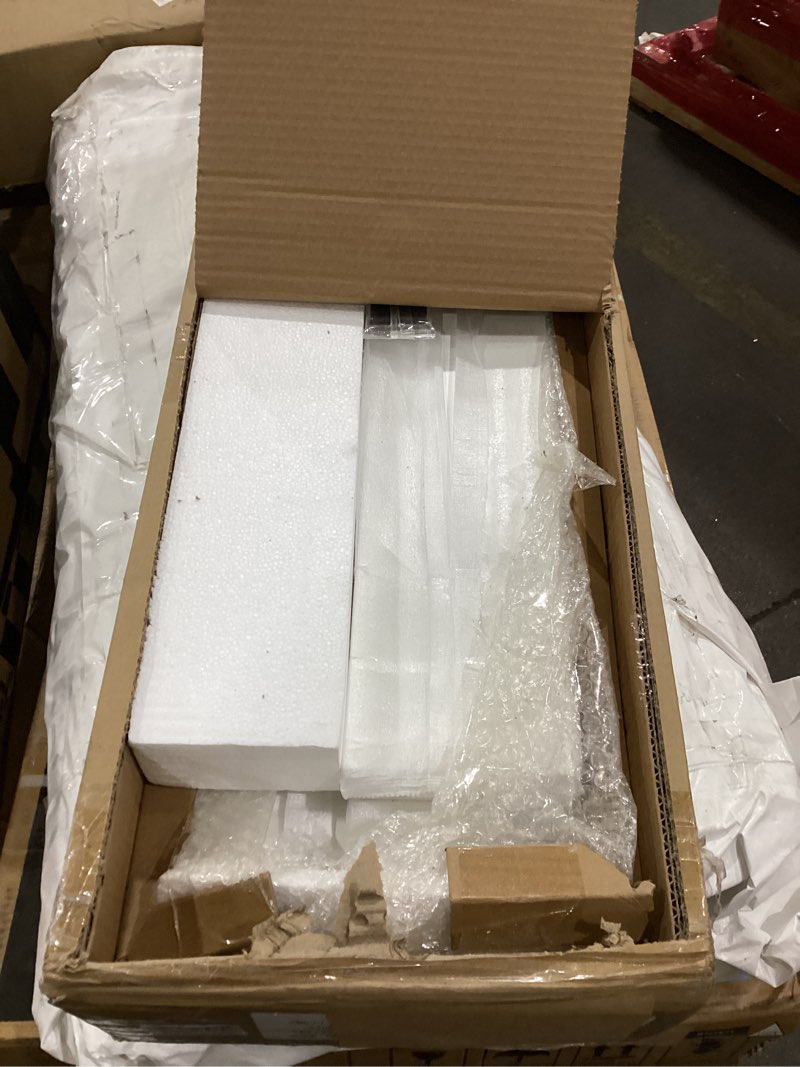 Condition photo showing New/Like New for EaseLife 32 x 84 inch White Barn Door with 5.5FT Sliding Door Hardware Kit Included & Handle,Solid Wood Covered with Waterproof PVC Surface,DIY Assemblely,Easy Install,H-Frame,Fit 28-30in Wide Opening