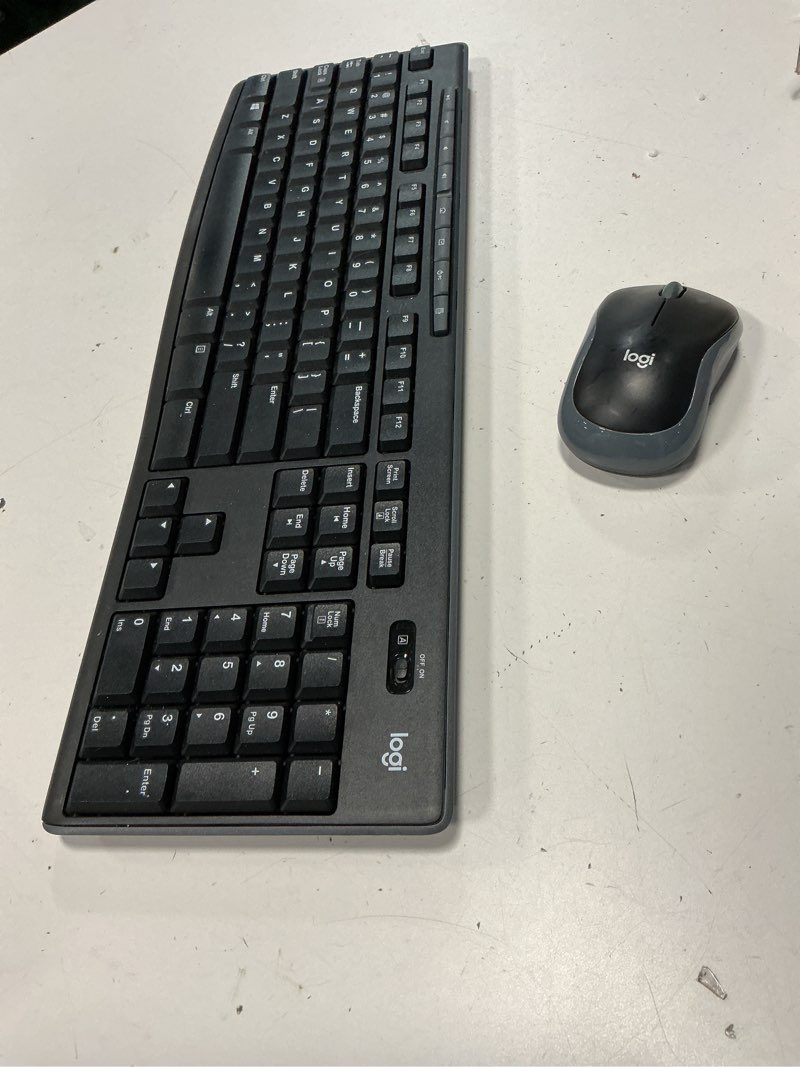 Condition photo showing Good Condition for logitech mk270 wireless keyboard and mouse combo for windows, 2.4 ghz wireless, compact mouse, 8 multimedia and shortcut keys, 2-year battery life, for pc, laptop - black black 1 pack combo