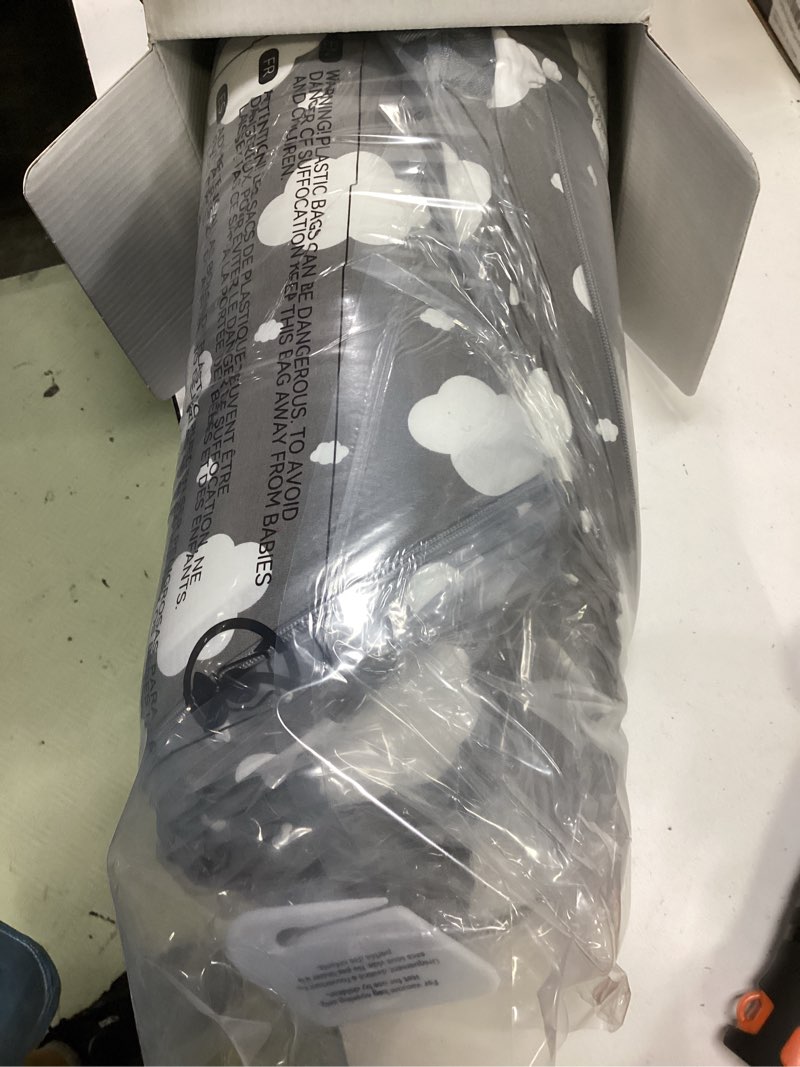 Condition photo showing New/Like New for momcozy innovative safety guard nursing pillow - firm & springy memory foam - stable, ergonomic support & comfort - wider breastfeeding cushion, adjustable, removable cover, baby safety certified cozylite -cloudhug