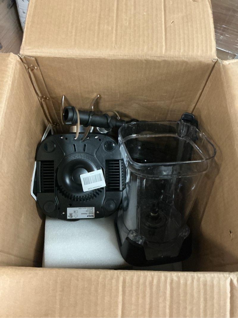 Condition photo showing As Is for ninja blender & food processor all-in-one | for-smoothies, food and more | kitchen countertop | includes 72 oz. pitcher & (2) 24 oz. to-go cups with lids | 1800 watt | black | tb301 blender + (2) 24-oz. cups
