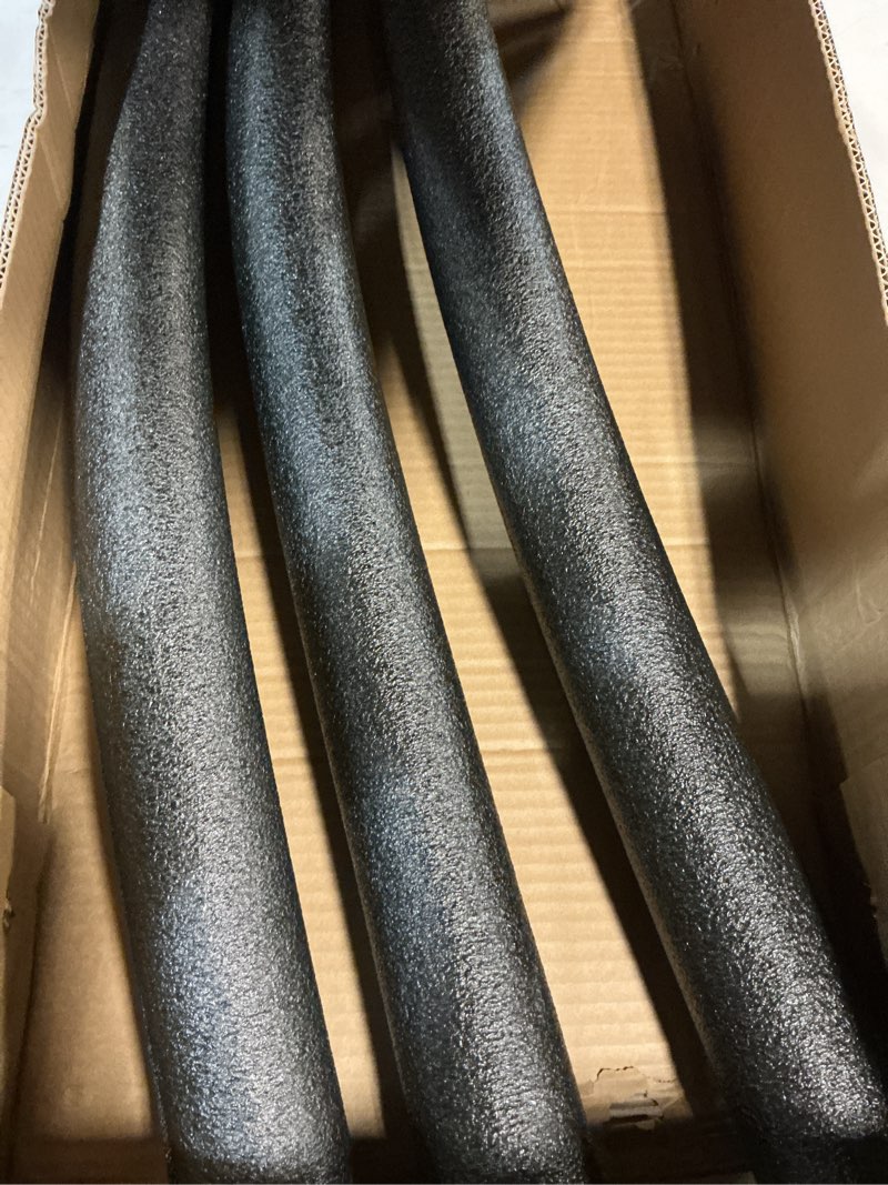 Condition photo showing Good Condition for pangda 3 pack pool noodles foam noodles swim clamp jumbo hollow foam large pre slit clamp protection for swimming floating craft projects padding bumper black 48 inch