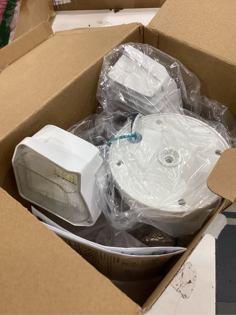 Condition photo showing Good Condition for 90w 10000lm led security lights motion sensor outdoor lights, 4 head dusk to dawn, 6500k daylight flood lights outdoor motion sensor, ip65 waterproof, motion light for outside, garage, yard, porch white