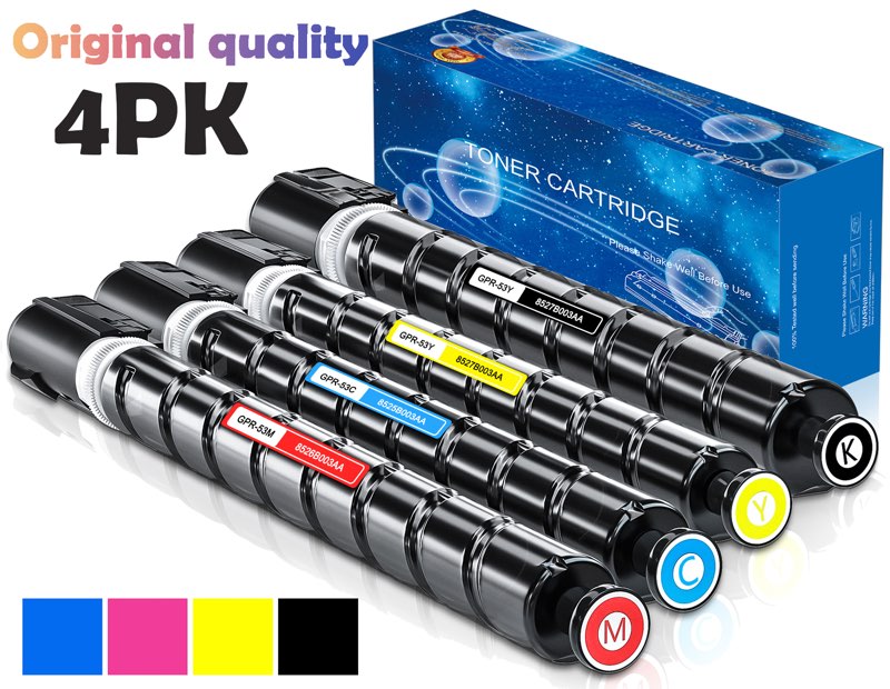 Canon 4PK GPR53 GPR-53 GPR 53 for C3320 3325 3330 3520 3525 3530 Toner Cartridge