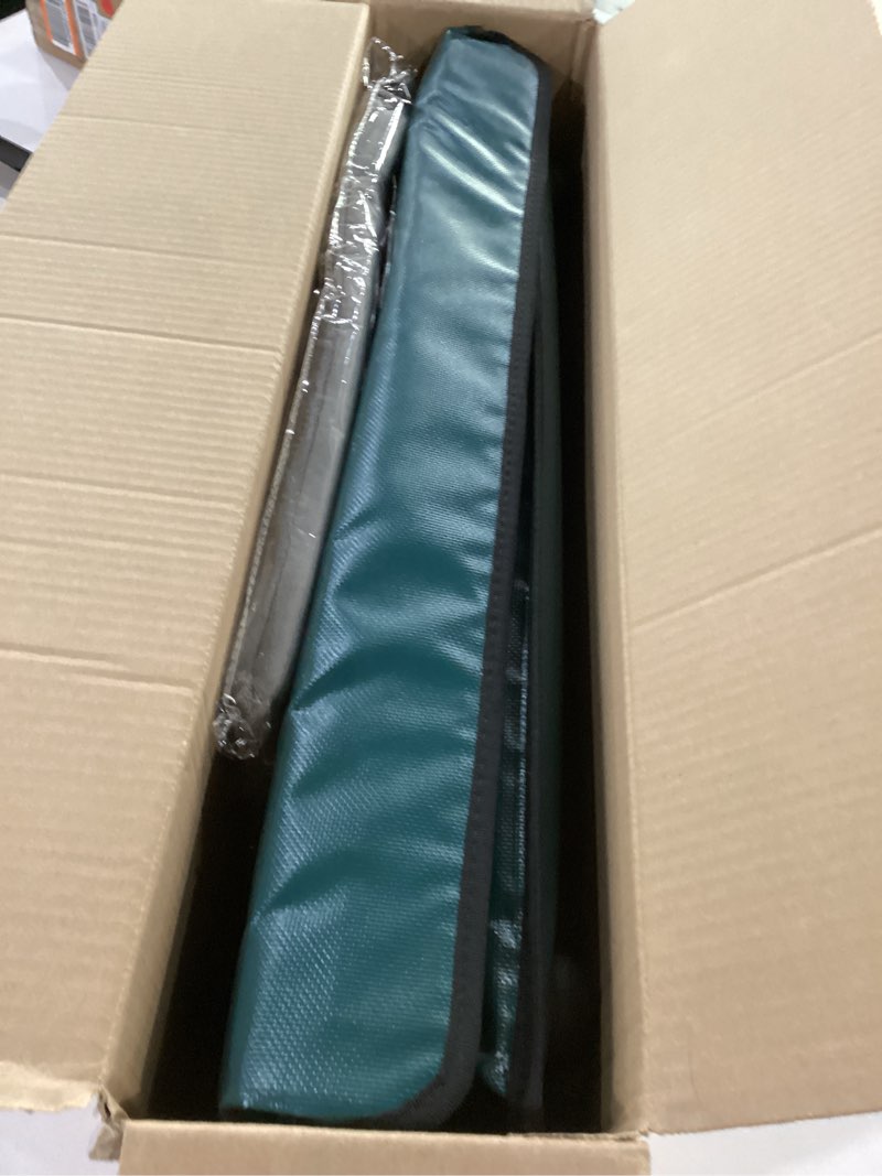 Condition photo showing New/Like New for heated cat house for outside with dual doors, insulated cat house outdoor with heating pad, weatherproof heated outdoor cats houses weatherproof for feral cats (deep green, 25.5" l x 16" w x 13" h)