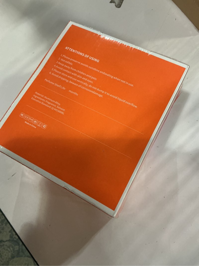 Condition photo showing New/Like New for Jinfili Smart Car Air Freshener Auto On/Off, Adjustable Concentration Diffuser with Colorful Ambient Light Luxury Cologne Scent Lasts 4-6 Months Refill - Pack of 3