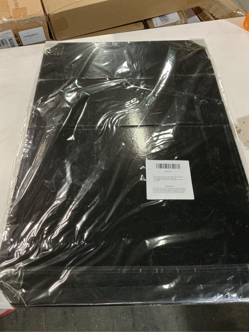 Condition photo showing New/Like New for 19.2x15.8x7 Inches, Extra Large Gift Box with Lid, Black Gift Box with Magnetic Closure, Groomsman Proposal Box, Giant Gift Box for Clothes and Large Gifts (Matte Black) 19.2x15.8x7 -Black-Magnetic Closure-1 Pack