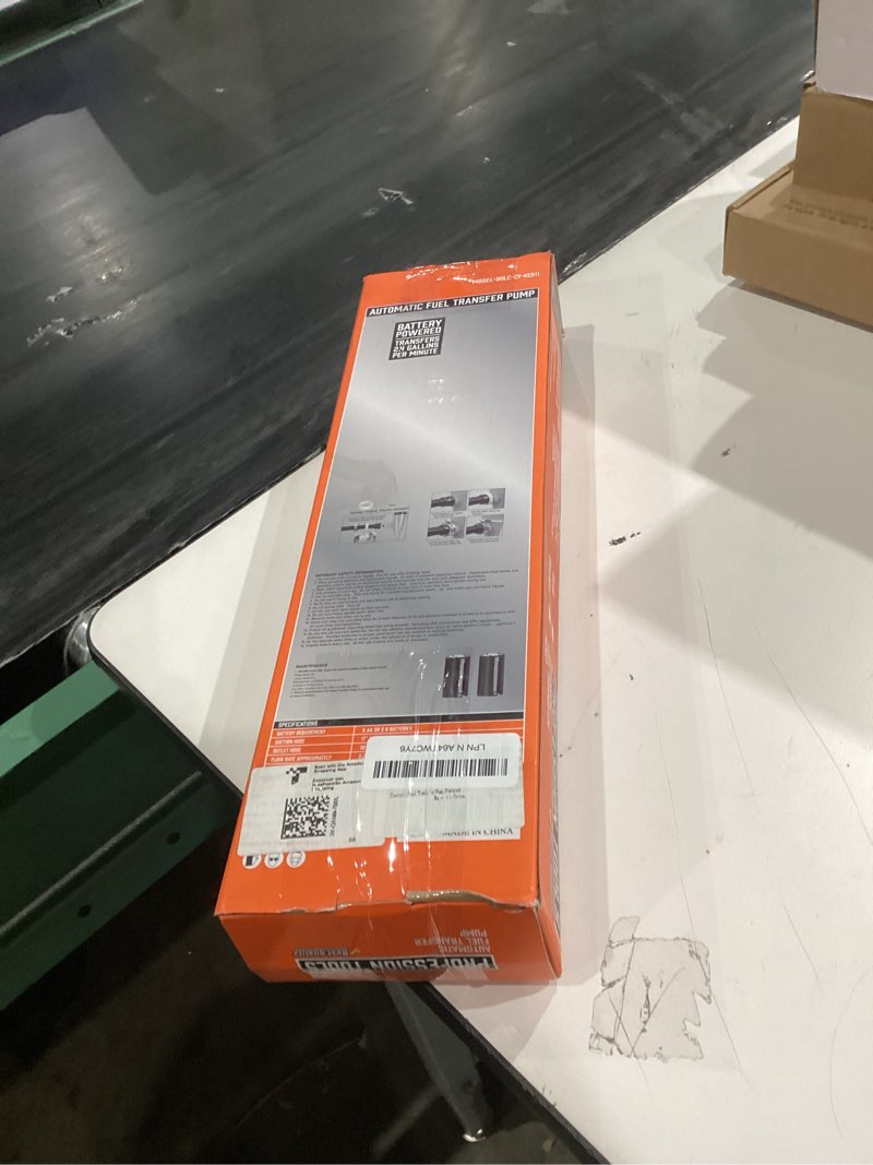Condition photo showing item condition for bolcowe 3.2 gpm cordless electric fuel transfer pump, portable battery powered hand fuel pump, unive