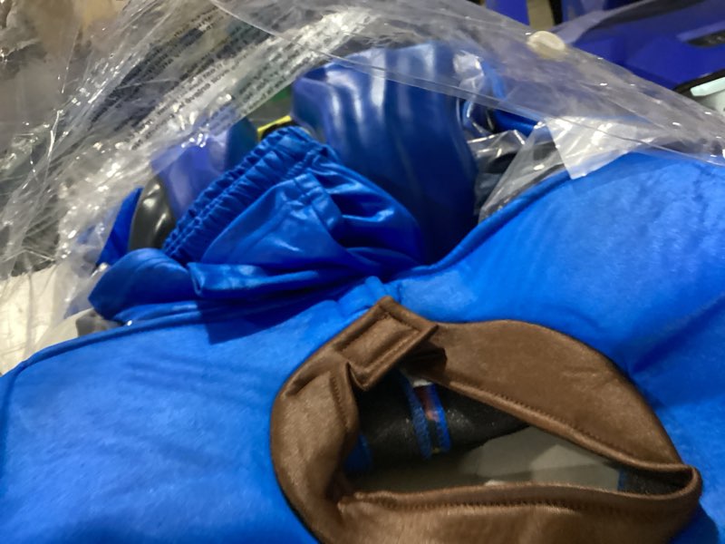 Condition photo showing Good Condition for jay deluxe ninjago lego costume, large/10-12
