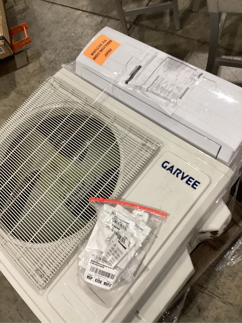 Condition photo showing Good Condition for garvee 17000 btu mini split ac/heating system, 230v wifi enabled energy efficient mini split unit,wall-mounted split air conditioner,cools up to 1250 sq.ft, heat pump & installation kits 17000 btu-230v-17 seer-wifi