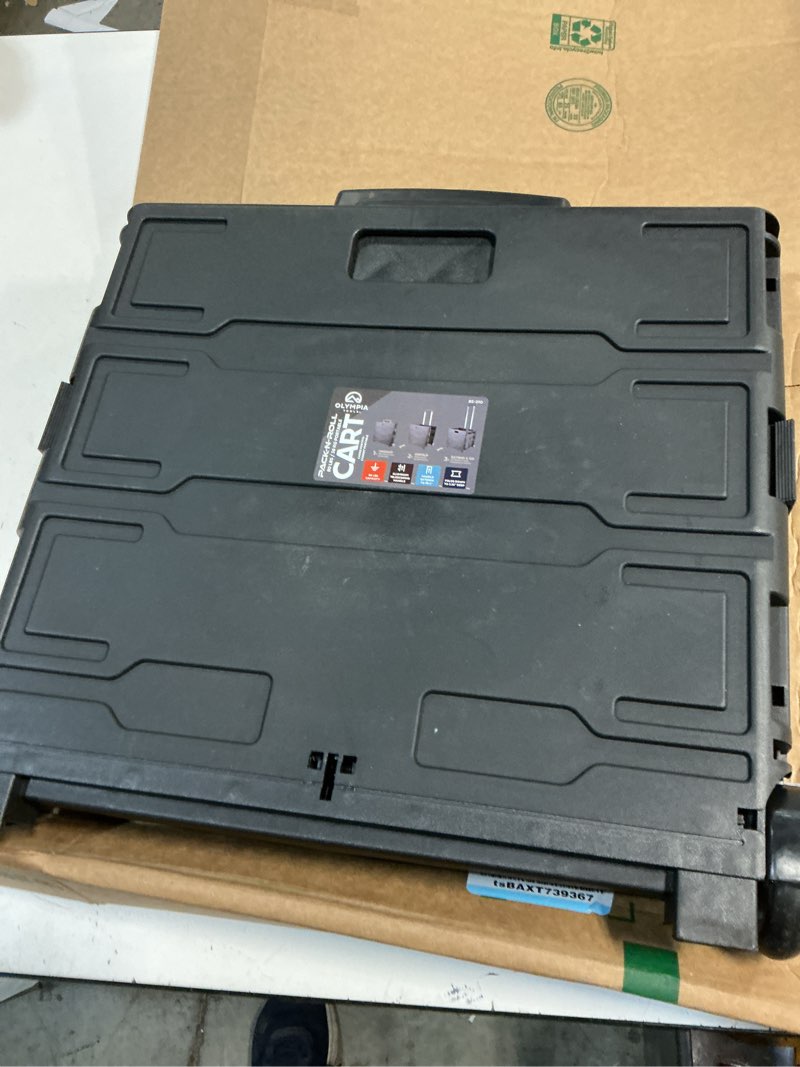 Condition photo showing As Is for OLYMPIA TOOLS PACK-N-ROLL CART BLACK