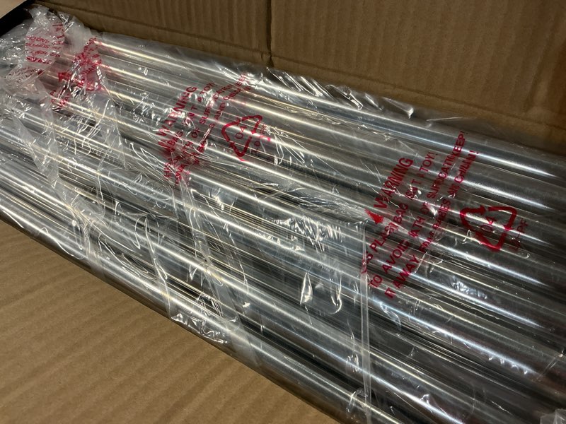 Condition photo showing Good Condition for 50x50x26 Inches Puppy Playpen with Gate, Dog Playpen for Puppies or Small Dogs, Sturdy Safety Dog Fence Pet Playpen with Thickened Fabric, High-Strength Nylon Wire Mesh for Indoor & Outdoor,Washable Grey-Large